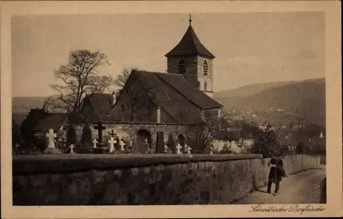 Ak Wangen Stuttgart am Neckar, Schwäbische Kirche