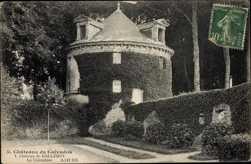 Ak Balleroy Calvados, Le Chateau, Le Colombier