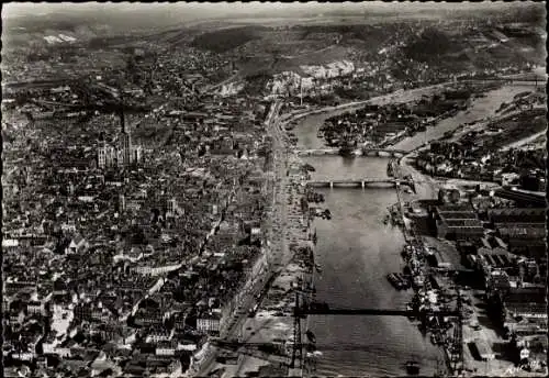 Ak Rouen Seine Maritime, Vue aerienne