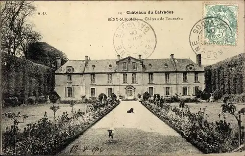 Ak Bény sur Mer Calvados, Chateau de Tournebu