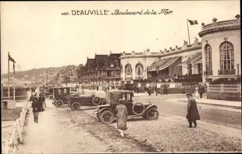 Ak Deauville Calvados, Boulevard de la Mer