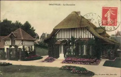 Ak Deauville Calvados, La Chaumiere