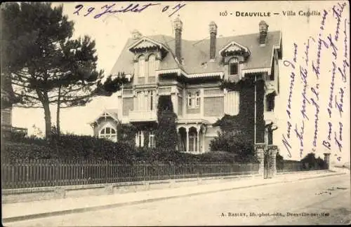 Ak Deauville Calvados, Villa Camelia