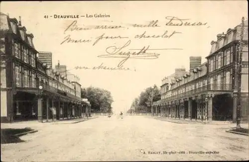 Ak Deauville Calvados, Les Galeries