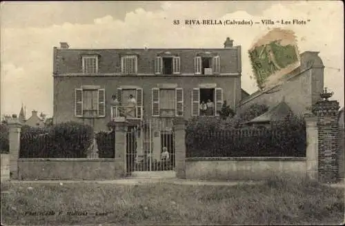 Ak Ouistreham Riva Bella Calvados, Villa Les Flots