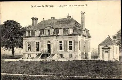Ak Bayeux Calvados, Chateau de Veaux la Ville