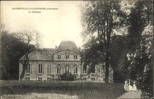 Ak Banneville la Campagne Calvados, Le Chateau