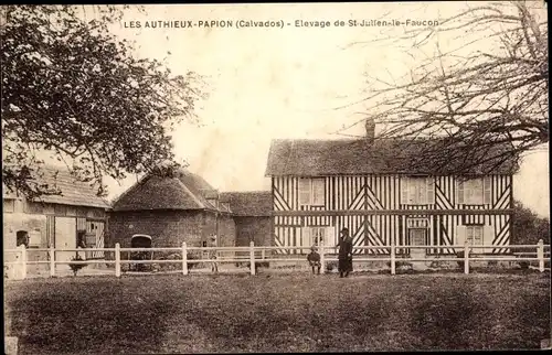 Ak Les Authieux Papion Calvados, Elevage de Saint Julien le Faucon