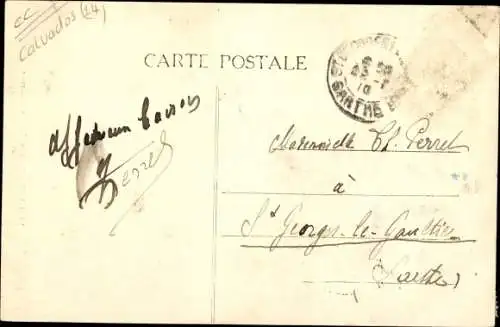 Ak Caen Calvados, Maison dite des Quatrous, Rue de Geole