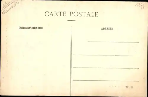 Ak Beaumont en Auge Calvados, La Mairie