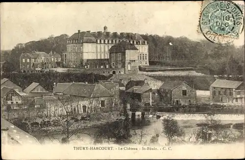Ak Thury Harcourt Calvados, Le Chateau St. Benin