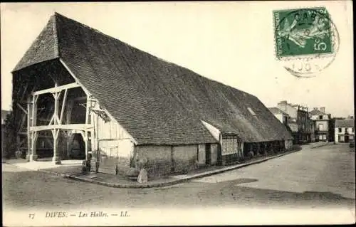 Ak Dives Calvados, Les Halles