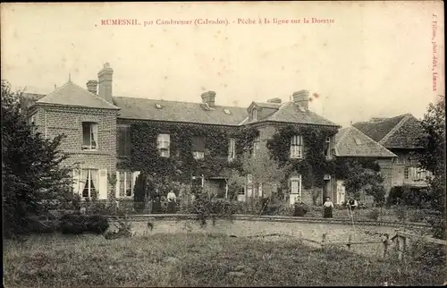 Ak Rumesnil Calvados, Pèche à la ligne sur la Dorette