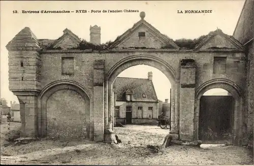 Ak Ryes Calvados, Porte de l'ancien Chateau
