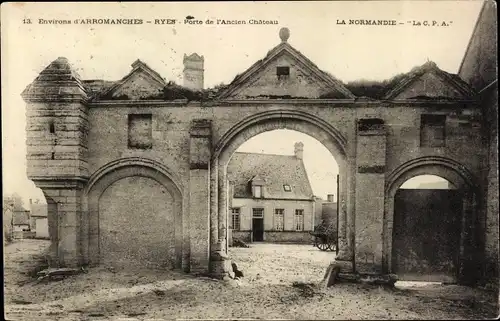 Ak Ryes Calvados, Porte de l'ancien Chateau