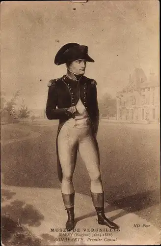 Künstler Ak Isabey, Napoleon Bonaparte, Portrait, Musée de Versailles