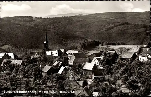 Ak Rothenberg Oberzent im Odenwald, Gesamtansicht