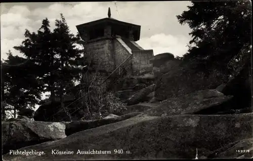 Ak Wunsiedel Fichtelgebirge, Kösseine Aussichtsturm