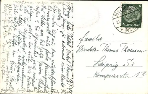 Ak Neuenbürg im Schwarzwald Württemberg, Gesamtansicht