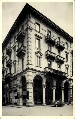 Ak Lugano Kanton Tessin, Hotel Restaurant Bar Liberty, Via della Posta 4