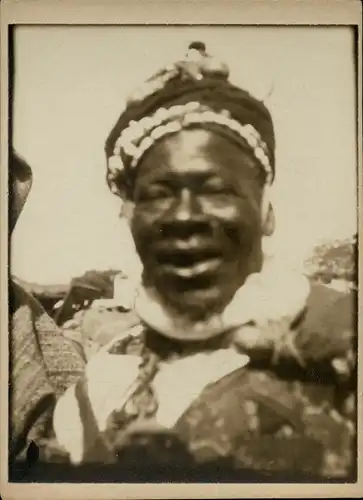 Foto um 1900, Afrikanischer Mann, Portrait, Häuptling?