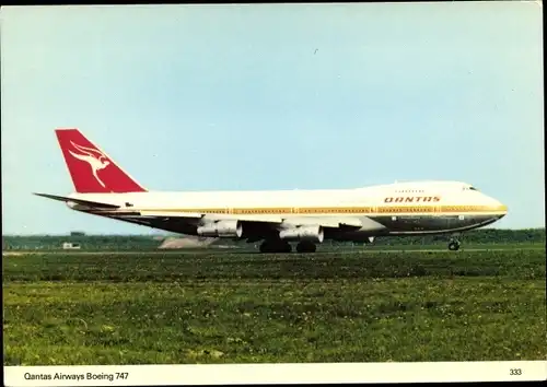 Ak Passagierflugzeug, Qantas Airways, Boeing 747