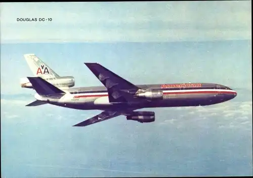 Ak Douglas DC 10, Passagierflugzeug, American Airlines