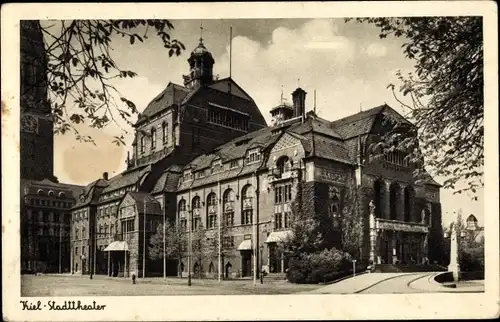 Ak Kiel an der Ostsee, Stadttheater