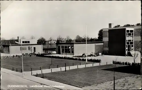 Ak Oudenbosch Nordbrabant, Landbouw Huishoudschool