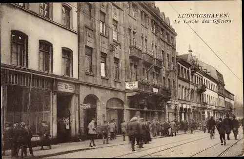 Ak Ludwigshafen am Rhein, Le Cercle des Officiers