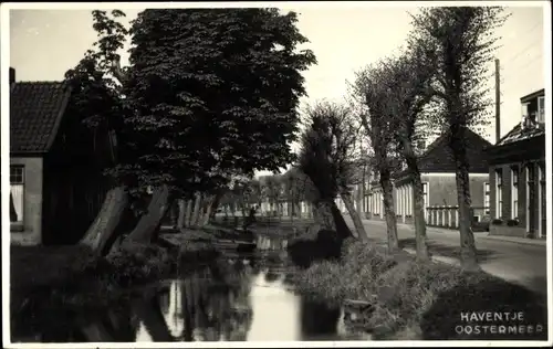 Ak Oostermeer Friesland Niederlande, Haventje