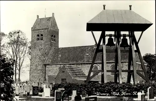 Ak Ureterp Friesland Niederlande, Ned. Herv. Kerk