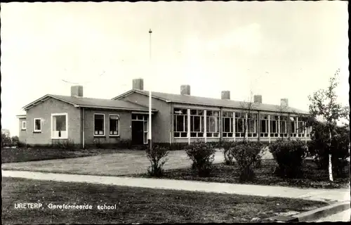 Ak Ureterp Friesland Niederlande, Geref. school