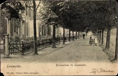 Ak Leeuwarden Friesland Niederlande, Huisumerlaan