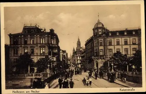 Ak Heilbronn am Neckar, Kaiserstraße