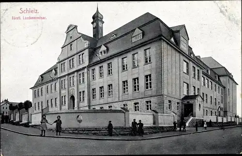 Ak Schleiz in Thüringen, Landes Lehrerseminar