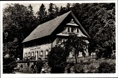 Ak Seebach in Baden Schwarzwald, Gasthof Wolfsbrunnen
