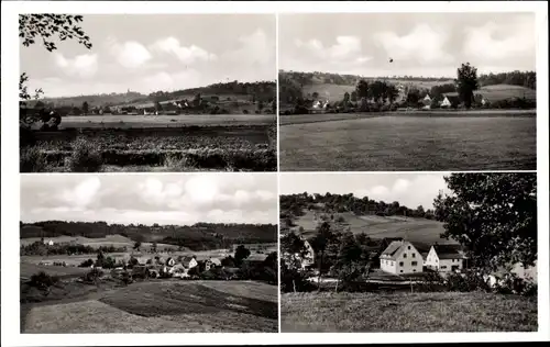 Ak Waiblingen in Württemberg, Ort mit Umgebung, Teilansicht