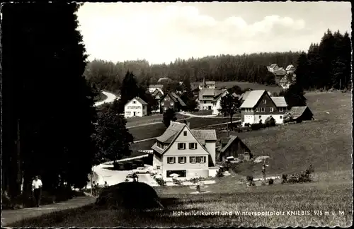 Ak Kniebis Freudenstadt im Nordschwarzwald, Höhenluftkurort und Wintersportplatz, Ortspartie