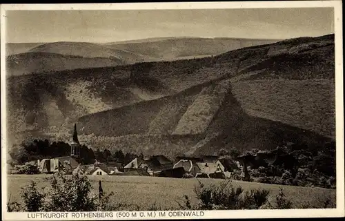 Ak Rothenberg Oberzent im Odenwald, Gesamtansicht