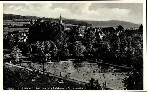 Ak Reichelsheim im Odenwald, Schwimmbad