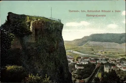 Ak Bad Münster am Stein Ebernburg, Rheingrafenstein