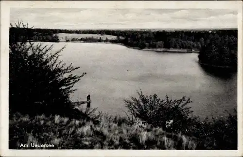 Ak Finowfurt Schorfheide in der Mark, Am Uedersee