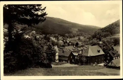 Ak Manebach Ilmenau in Thüringen, Blick ins Ilmtal