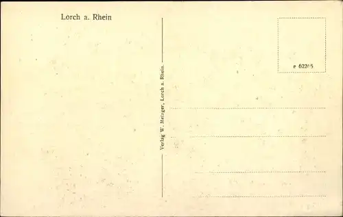 Ak Lorch im Rheingau Hessen, Panorama, Ufer