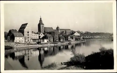 Foto Ak Havelberg in Sachsen Anhalt, Stadtbild mit Dom und Pfarrkirche