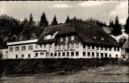 Ak Schonach im Schwarzwald, Gasthof zur Stadt Triberg