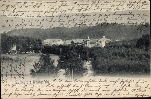 Ak Königsfeld im Schwarzwald Baden, Gesamtansicht