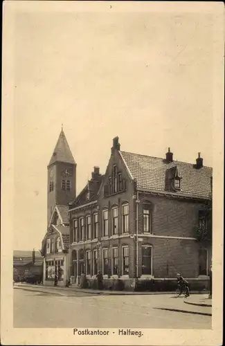 Ak Halfweg Haarlemmermeer Nordholland, Postkantoor