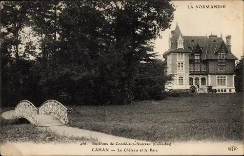 Ak Cahan Orne, Château et Parc de Cahan
